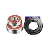 Compatibile con lavatrice a tamburo LG, set di cuscinetti (6305 6306) e guarnizione idraulica (37 * 76 * 9,5 * 12)