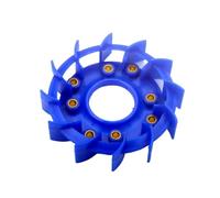 Compatibile con le corse della ventola di raffreddamento scooter per Baotian 50 BT49QT GY6 50CC 125CC 150cc 139QMB 152QMI 157QMJ Sostituzione aftermarket a 4 tempi(Blue)