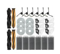 Compatibile con le parti dell'aspirapolvere Dreame L50 Pro Ultra/Dreame X50 Ultra Rullo principale Spazzola laterale Filtro HEPA Panno for mocio Sacchetto for la polvere(Yellow)