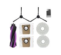 Compatibile con le parti dell'aspirapolvere robot JONR P20 Pro/JONR T5 Pro Filtro Hepa Panno for mocio Spazzola laterale principale Accessorio for parti dell'aspirapolvere(Light Grey)