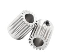 Compatibile Con Le Parti Di Aggiornamento Hotend Dell'estrusore Della Stampante 3D 1-5 Pezzi Pignone In Acciaio Inossidabile DDG 5mm/0,5M 17T Per Ruota Estrusione Accessori