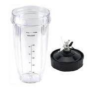 Compatibile con le parti di ricambio del frullatore Ninja, lama for estrattore con tazza da 24 Oz e 7 alette, compatibile con Nutri Ninja Auto IQ BN801 SS101 BL480-30 BL641