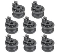 Compatibile con le ruote del cestello superiore della lavastoviglie, confezione da 8 DONQ, gruppo rulli e assi, sostituisce 4581DD3002A