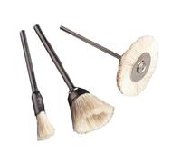 Compatibile con le spazzole for testine di macinazione del trapano elettrico Accessorio for utensili rotanti spazzola for ruota lucidatura in nylon da 100 pezzi(BSBS-100pcs)