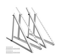 Compatibile con le staffe di montaggio regolabili for pannelli solari ECO-WORTHY, supporto inclinabile da 45 pollici con gambe pieghevoli for 2-4 pannelli (set da 2)