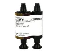 Compatibile con le stampanti for carte d'identità Pebble3/Pebble4 | R3011 YMCKO Nastro a colori for credenziali professionali