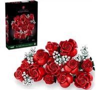 Compatibile con Lego Bouquet Building Blocks Nuovi ornamenti assemblati Fiore fresco conservato Giocattoli di San Valentino Rose10328