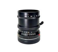 Compatibile con Leica, Obiettivo Rigid R-R 50mm F2 | Costruzione in ottone, imaging full frame, design a telemetro, controllo della messa a fuoco manuale(Black with Brassing)