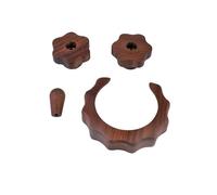 Compatibile Con Lelit, Compatibile Con BiancaV3, Compatibile Con MaraX, Macchina Da Caffè Retrofit In Noce Manopola Interruttore Vapore Testa Di Erogazione Anello Antiscottatura(F)