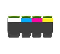 Compatibile con Lexmark, kit toner C2330K0 C2325 C2425 | Cartuccia toner e contenitore rifiuti for C2330K0 C2325 C2425 MC2535 MC2640(1set C M Y BK)