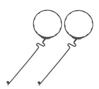 Compatibile Con Lexus Per GX460 J150 2010-2015 Per IS350 2010-2013 Tappo Serbatoio Carburante Cavo Tubo Corda Anello Cordino Fissaggio OEM:77300-06040 Cavo Tappi serbatoio(Size2)