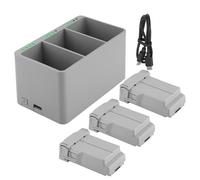 Compatibile con l'hub DJI Mini 3/4 Pro 3950mAh Batteria Plus | Batteria intelligente + hub ricarica 3 vie; compatibile Mini 3/4 Pro, autonomia maggiore(3BatteryWithCharger)