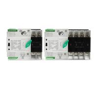 Compatibile con l'interruttore alimentazion doppi ATS 125A GO 2P/4PDIN Rail | Commutatore trasferimento automatico 110V/220V progettato sistemi alimentazione fotovoltaica inverter(4P 110V)