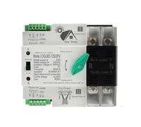 Compatibile con l'interruttore alimentazion doppi ATS 125A GO 2P/4PDIN Rail | Commutatore trasferimento automatico 110V/220V progettato sistemi alimentazione fotovoltaica inverter(2P 220V)