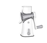 Compatibile con LMETJMA 5 in 1 grattugia rotante for formaggio, trituratore, mandolina da cucina, affettatrice for verdure a julienne(WHITE)