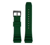 Compatibile con l'orologio subacqueo CASIO Swordfish MDV-106 MDV-107 MTP-VD01D EFR-303 cinturino in silicone da uomo 22 mm compatibile orologi Seiko(Green black,22mm)