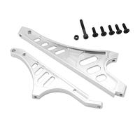 Compatibile Con Losi 5ive-t Per Rofun Per Rovan LT Per King Motor X2 DTT FID QL 1/5 RC Auto Parti Upgrade Kit Rinforzo Supporto Anteriore Posteriore Metallo CNC RC Parti Auto(Silver)