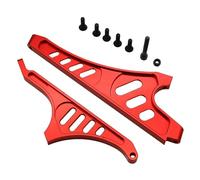 Compatibile Con Losi 5ive-t Per Rofun Per Rovan LT Per King Motor X2 DTT FID QL 1/5 RC Auto Parti Upgrade Kit Rinforzo Supporto Anteriore Posteriore Metallo CNC RC Parti Auto(Red)
