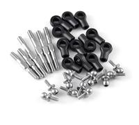 Compatibile Con LOSI Micro-B Micro-T 1/24 1/28 RC Auto Parti Di Aggiornamento Collegamenti Regolabili In Acciaio Inossidabile Tiranti Set Di Collegamento RC Parti Auto