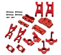 Compatibile Con Losi Micro B Micro T 1/24 RC Auto Parti Di Aggiornamento Per Fuso A Snodo Mozzi C Bracci Di Sospensione Paratia RC Parti Auto(Red)