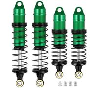 Compatibile Con Losi Per Mini-B 1/16 RC Auto Parti Upgrade Set Ammortizzatori A Olio Anteriori E Posteriori 4 Pz 50 Mm E 60 Mm RC Parti Auto(Green)