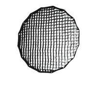 Compatibile con luci con montaggio Godox - Softbox parabolico profondo a 16 aste da 120 cm con griglia a nido d'ape