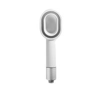 Compatibile con l'uscita del soffione della doccia, acqua al carbonio for rimuovere cloro, fluoro e calcare(Black Set - A)