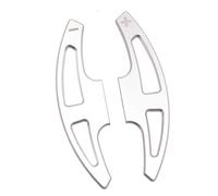 Compatibile con M3 X5M X6M 2010-2014 leve estensibili per il cambio al volante in metallo kit paddles cambio aut(Silver)