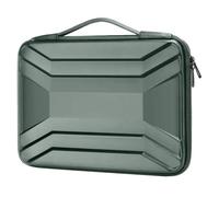 Compatibile con MacBook, HP, custodia rigida for laptop 13 14 15 Borsa a tracolla for computer da 16 pollici(Antique Green,16 inch)