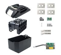 Compatibile con Makita 18V BL1890,Sostituzione della custodia della batteria,Alloggiamento di plastica della batteria 9ah 15* con circuito di protezione
