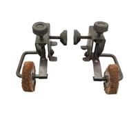 Compatibile con Man Roland 1 paio di ruote a spazzola, rulli in gomma for la pressione della carta, parti di ricambio for stampa offset(B Style)