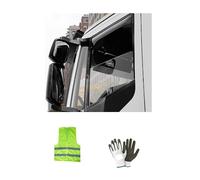 COMPATIBILE CON MAN T.G.A. 2P 2000 al 2007/T.G.X. 2P anno 2007 al 2020 15.014M COPPIA DI DEFLETTORI AUTO ANTERIORI PER PIOGGIA E VENTO FARAD DEFLETTORE ARIA ANTIVENTO PER VETRO AUTO (2 PEZZI)