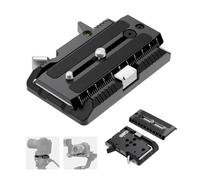 Compatibile con Manfrotto, kit piastra a sgancio rapido da 120 mm | Kit piastra e morsetto da 120 mm, compatibile con gimbal