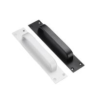 Compatibile Con, Maniglie For Porte Scorrevoli In Lega Di Alluminio In Stile Moderno, Ferramenta For Porte Di Mobili Da Cucina(Punch holes Black)