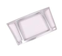 Compatibile Con Maserati Per Levante 2016, Accessori Per La Protezione Degli Adesivi Per La Cornice Della Scatola Di Navigazione Interna Styling Dell'auto Componenti interni(Silver)