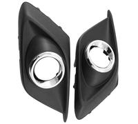 Compatibile Con Mazda 3 2014-2016 2 Pezzi Paraurti Anteriore Fendinebbia Coperchio Lampada Cappuccio Sinistro E Destro Nero/cromato BKD1-50-C11 Griglia Fendinebbia(Chrome)