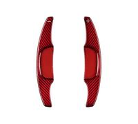 Compatibile Con Mazda 3 Per Axela 2020 2021 Car Styling Accessori Per L'estensione Della Paletta Del Cambio Al Volante In Per Vera Fibra Di Carbonio(Red Carbon Fiber)
