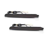 Compatibile Con Mazda Per 3 2004-2009 Funzione Riflettore Paraurti Dell'auto Come Fendinebbia Posteriore Freno Di Coda E Luce Segnale Direzione 2pcs(Smoked Lens)