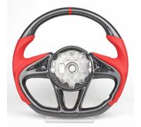Compatibile Con McLaren Per 720S 12C 540C 600LT 2017 2018 2019 2020 2021 Volante PU Perforato Rosso Da Per Corsa Personalizzato Fibra Carbonio Volanti auto