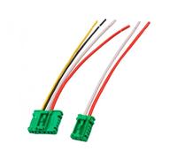 Compatibile con Megane MK II 2002-2016 per Scenic MK I 1999-2003 Cavo connettore Resistenza Ventola riscaldatore Motore Ventilatore 6441L2 7701048390 (Spina)