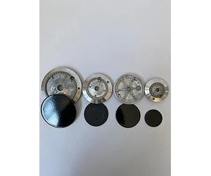 COMPATIBILE CON MENEGHETTI KIT 8 COMPONENTI PER CUCINA A GAS 4 BRUCIATORI IN ALLUMINIO 4 PIATTELLI SPARTIFIAMMA B 3705-3706-3707-S 3705-3706-3707 NERO LUCIDO