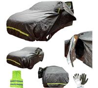 COMPATIBILE CON MERCEDES S SEC 400 Coupé 4Matic Premium TELO COPRIAUTO CAPPOTTA IMPERMEABILE FELPATA COPERTURA PER AUTO PVC STRISCE FLUO TG.XL 533X196X145CM ESTATE INVERNO