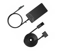 Compatibile con Microsoft Surface. Alimentatore da 65 W per Microsoft Surface, ricarica rapida, porta USB, per Surface Pro, Book e laptop.