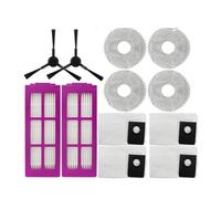 Compatibile Con Midea, V15 Pro, Mini, V15 Max, Compatibile Con Eureka, J15 Pro Ultra Robot Aspirapolvere Spazzola Laterale Principale Filtro Sacchetto for La Polvere Straccio Kit Parti(O)
