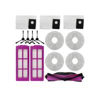 Compatibile Con Midea, V15 Pro, Mini, V15 Max, Compatibile Con Eureka, J15 Pro Ultra Robot Aspirapolvere Spazzola Laterale Principale Filtro Sacchetto for La Polvere Straccio Kit Parti(B)
