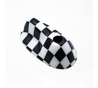 Compatibile con Mini Cooper Accessories Decoration ABS Top Roof Antenna Cover Caps Shell Case, per R Series 2006-2014 (a scacchi, R55 R56 Tipo B)