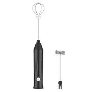 Compatibile con MINI montalatte a 3 velocità, schiumatore for caffè, frusta, frullatore, sbattitore for uova(Black)