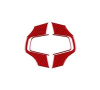 Compatibile Con Mini Per Cooper E SE J01 EV 2024 2025, Adesivo Per Cornice Pulsanti Volante, Accessori Interni Decorazione dell'auto(Red)