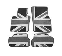 Compatibile Con Mini Per Cooper F56 F57 Tappetini Per Auto LHD RHD Tappeti Per Interni dell'auto(Black Grey,LHD)