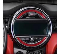 Compatibile Con Mini Per Cooper Per JCW F54 F55 F56 F57 F60 Cornice Per Schermo Di Navigazione Controllo Centrale Per Auto, Accessori Interni Interni dell'auto(Red)